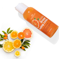 Lotion exfoliante hydratante et blanchissante anti-âge à la vitamine C végétalienne pour le corps, pour éliminer les peaux mortes, parfaite pour les fabricants d'équipement d'origine (OEM)