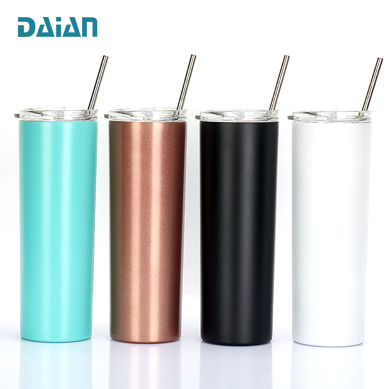 20 унций тонкий стакан из нержавеющей стали с двойной стенкой с вакуумной изоляцией