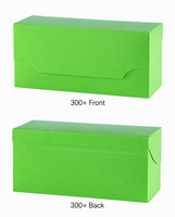 Boîte de rangement pour cartes à collectionner en tissu texturé PP à 3 compartiments, grande capacité (plus de 300 cartes), boîte de jeu de cartes à collectionner