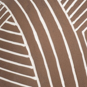 Vaso in Ceramica Ovale Alto e Oversize, Decorazione Moderna per Soggiorno, Camera da Letto, Ufficio, Tavolo - Product Image 4