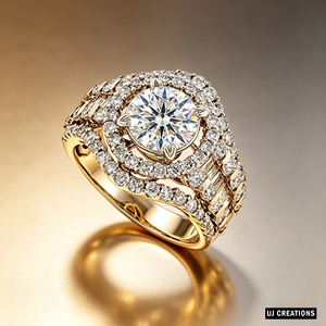 Anillo de compromiso y boda romántico de oro macizo S925/14K/18K con diamante de laboratorio de 3 quilates VS, corte brillante, engaste de púas, certificado IGI - Product Image 2