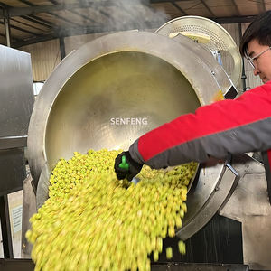 Máquina para Hacer Palomitas de Maíz Industrial Grande, Totalmente Automática, a Gas y Eléctrica, con Recubrimiento, para Palomitas de Maíz con Sabor a Champiñón y Manzana Grande - Product Image 1