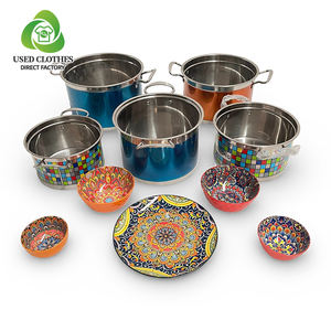 Juego de Utensilios de Cocina de Acero Inoxidable Profesional de Fábrica al por Mayor, Incluye Ollas, Sartenes y Utensilios para los Mercados de Bolivia y Guatemala - Product Image 1