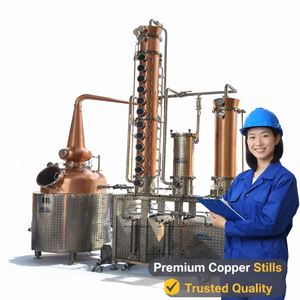 Équipement de distillation du cuivre Colonne Alcool Distillateur Whisky Gin Vodka Marque <span class=keywords><strong>Rhum</strong></span> Distillerie Équipement à vendre - Product Image 6
