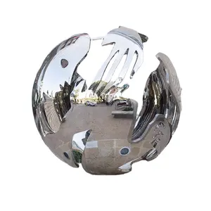 不锈钢雕塑抽象大型金属球体
