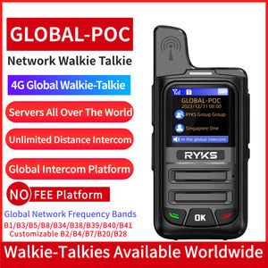 4G Full-Band Tweeweg Radio Mini Simkaart Globaal-Intercom Telefoon Ham Walkie Talkie Lange Afstand 5000Km Paar (Geen Kosten) Plartfrom - Product Image 4