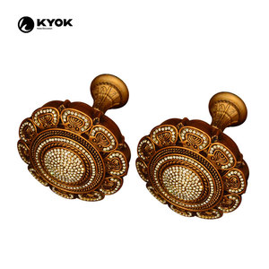 Nhựa Rèm Rod <span class=keywords><strong>Hooks</strong></span> tinh tế <span class=keywords><strong>Tieback</strong></span> <span class=keywords><strong>Hooks</strong></span> với màu vàng Rèm Phụ kiện cho bán buôn - Product Image 1