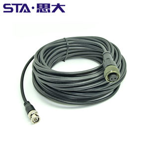 UNF 5-28-24 5015 10-4s 2-Pin Female Plug BNC Overmolded Cable Harness untuk Sensor CTC AC203 ukuran 5-28-24 UNF 5015 10-4s - Product Image 3