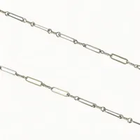 Vente en gros de chaînes torsadées rectangulaires en argent 925 et plaquées or 18 carats, fournitures pour la fabrication de bijoux fins, colliers et bracelets