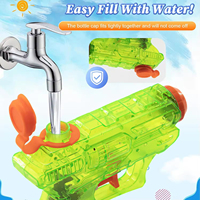 Pistolet à eau transparent EPT Mini 4,72 pouces, lanceur d'eau pour enfants, piscine, plage, extérieur, fête d'été, jouet aquatique