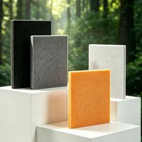 Panneau acoustique en polyester 1220x2440mm, panneau absorbant le son en fibre pour studio, hall et décoration de bureau