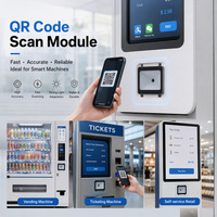 Module de lecteur de codes-barres automatique pour distributeur automatique, scanner de codes QR 2D et codes-barres 1D, USB RS232 UART, module de lecteur de codes QR intégré