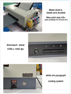 A3 A4 Mesin Print L1800 DTF Printer Pet Film Printer T-shirt Mesin Cetak dengan A4 A3 PET Film - Product Image 2