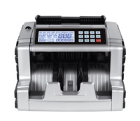 Afficheur LCD avec affichage latéral LED, machine à compter les billets, compteur d'argent