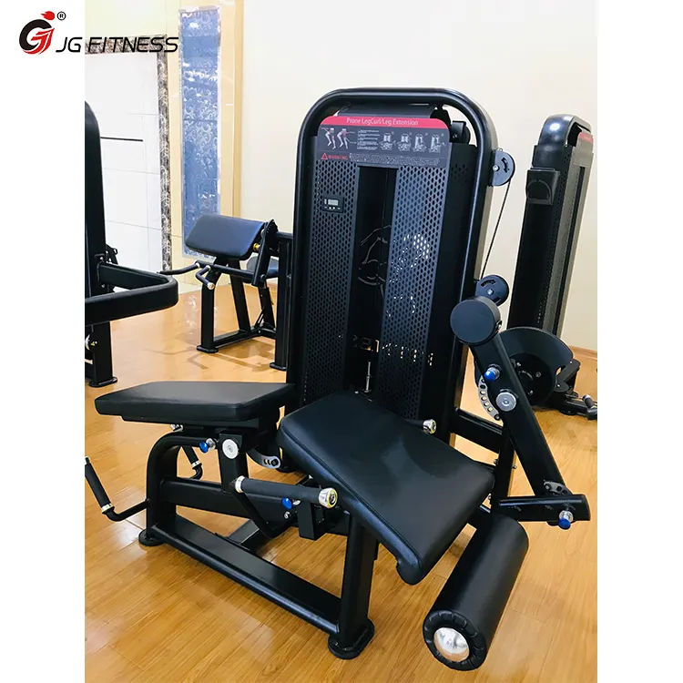 Jinggong commercial gym equipment Selectorized dual prone leg curl leg extension machine body building workout sports equipment