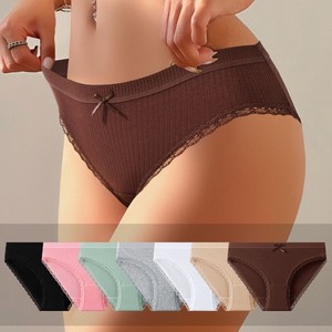 Culottes sexy en dentelle unie à nœud papillon pour femmes, vente en gros transfrontalière pour le marché européen et américain de <span class=keywords><strong>Shein</strong></span> - Product Image 2