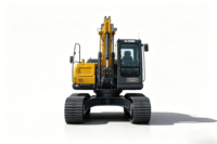 Excavadora de cadenas XE155D usada, 14.6 toneladas, motor Cummins, caja de cambios, bomba de engranajes, modelo 2020, máquina de construcción para terraplenes