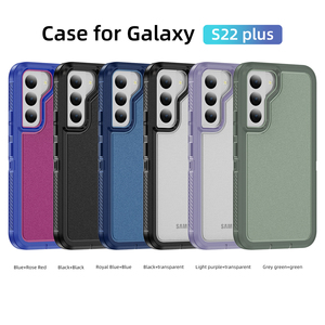 Funda para Teléfono Móvil de Alta Calidad Ecológica de PC+TPU+PC para <span class=keywords><strong>S22</strong></span> Plus, Protección Antigolpes, Textura Antideslizante Reforzada - Product Image 6
