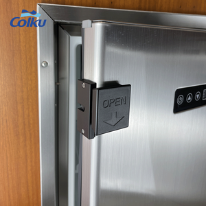 Nevera marina de doble zona vertical de 12 voltios de alta calidad, congelador de puerta única incorporado de acero inoxidable de 40L para barcos, compresor de 24V - Product Image 3