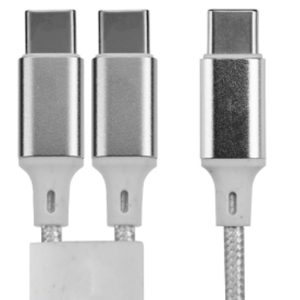 Câble USB-C tressé 2-en-1 60W multifonction à <span class=keywords><strong>prix</strong></span> abordable pour transfert de données pour smartphone et ordinateur portable - Product Image 6