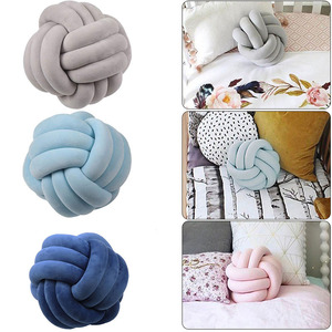 <span class=keywords><strong>Coussin</strong></span> de noeud décoratif d'inspiration scandinave pour canapé oreiller élégant de 25 <span class=keywords><strong>cm</strong></span> de diamètre pour la décoration intérieure - Product Image 6