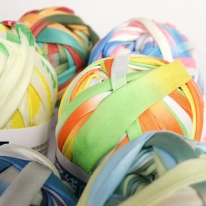 Fil à tricoter Fettuccini <span class=keywords><strong>Zpagetti</strong></span> 100g, DIY, panier en tricot, sac au crochet, matériaux de couture, tricot, crochet, fil de t-shirt multicolore - Product Image 3