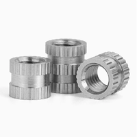 303 Stainless Steel Through Hole Straight Knurl Insert Nut Corrosion Resistant SUS Molded Fastener