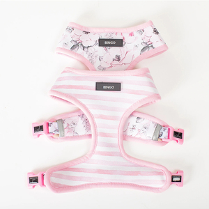 Pengekang Tarik Empuk Neoprena Nyaman Kustom <span class=keywords><strong>Harness</strong></span> Anjing Dapat Dibalik - Product Image 4