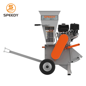 Broyeur de jardin à chenilles 15HP SPY9 à <span class=keywords><strong>moteur</strong></span> essence, système d'alimentation automatique, déchiqueteuse de bois, broyeur de branches, châssis métallique, neuf ou d'occasion - Product Image 4