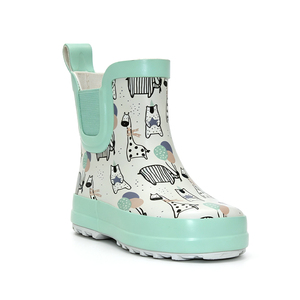 Botas de Lluvia de Goma Chelsea para Niños, Impermeables, Antideslizantes, Cortas, para Niños Pequeños, Aceptan Logotipo Personalizado al por Mayor, Tallas Completas - Product Image 1