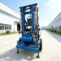 Machine de forage de puits d'eau portable de 200 m de profondeur