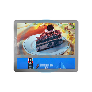 18.5 + 10.1 inch trong nhà thang máy phương tiện truyền thông Màn hình kép hiển thị kỹ thuật số biển khung và màn hình kép quảng cáo hiển thị - Product Image 4