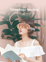 Healthpal Oem Odm Royaume-Uni Un Meilleur Sommeil Graphène Chauffage Musique Vibrant De Luxe Pneumatique Eye Massager Avec Bluetooths