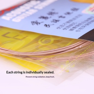 Alice A203 Jeu de <span class=keywords><strong>cordes</strong></span> pour <span class=keywords><strong>guitare</strong></span> acoustique <span class=keywords><strong>folk</strong></span> 1ère 2ème 3ème <span class=keywords><strong>cordes</strong></span> 456 <span class=keywords><strong>Cordes</strong></span> détachées Accessoires - Product Image 4