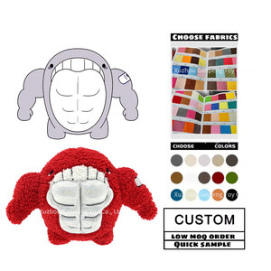 Promozioni di eventi in palestra muscolatura divertenti regali creativi per bambole di peluche agli <span class=keywords><strong>amici</strong></span> balena rossa peluche personalizzati - Product Image 1