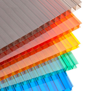 PC Solar Panels Double Wall <strong>Transparent</strong> <strong>Plastic</strong> Greenhouse <strong>Roof</strong> Pc Hollow Sheet - Product Image 2
