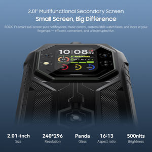 Blackview ROCK 1, 6.56 Pulgadas, 8GB+256GB, 15000mAh, 90Hz de Frecuencia de Actualización, Android 15, Desbloqueo por Huella Dactilar, IP68, LTE, Pantalla de 2.01 Pulgadas, 60Hz - Product Image 4