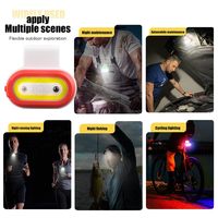 Luz LED de Seguridad para Caminar, Recargable, Impermeable, con Sensor de Luz y Clip Magnético, de UMIONE Factory