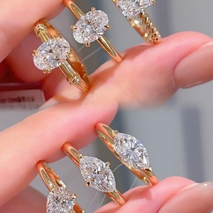 Custom Made 10K Solid Gold 3Ct Radiant Cut Lab Grown Diamond <b>Ring</b> IGI Certified VVS Engagement Wedding Jewelry - Product Image 4
