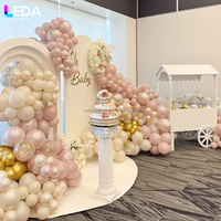 LEDA Wholesale Events Decor Chariot à desserts en acrylique blanc de haute qualité pour mariage