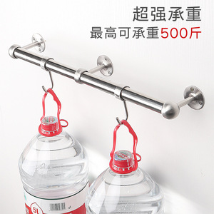 ราวตากผ้าสแตนเลสแบบติดผนัง ขนาด 25 มม. สำหรับระเบียงห้องน้ำ แข็งแรงทนทาน - Product Image 4
