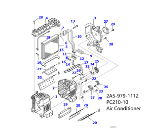 مكيف هواء 2a9-979-1112 2A5-979-1113 مناسب للبيع بالجملة - Product Image 6