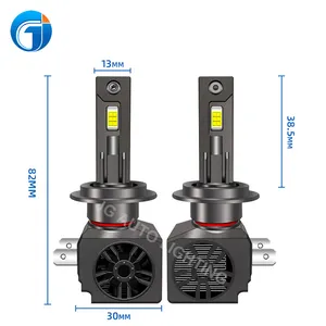 JG Q11 Super Bright 6000k LED H7 H4 H1 H3 9005 HB3 9006 HB4 1:1 Halogen Bulb LED Headlights H4