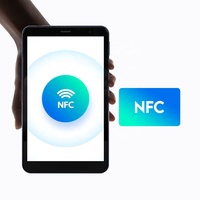 Tableta POS con NFC, Terminal POS Android de Mano con Pantalla Táctil Inteligente NFC, Tableta Android de 8 Pulgadas Todo en Uno