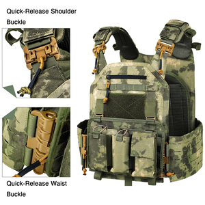 Tactical Outdoor <b>Vest</b> Lightweight Modular 3D Breathable Adjustable Quick Release Training <b>Vest</b> for Men Nylon Material - Product Image 6
