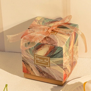 Luxury Aromatic Candles Custom Label Organic Soy Wax Smokeless Candle Gift <b>Box</b> Set Home Wedding Decor <b>Dessert</b> Scented Candles - Product Image 3