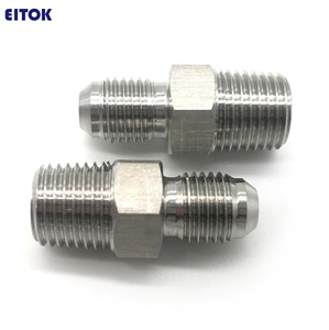 Conector Hidráulico de Acero Inoxidable, Adaptador de Manguera de 3/8 NPT, Conector Hidráulico Macho JIC 375, Accesorio para Tubo - Product Image 6