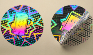 ロゴシール接着ステッカー携帯電話セキュリティ用カスタマイズ可能なラベル偽造防止ステッカー - Product Image 6