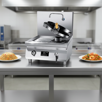 SEMIKRON 110V/220V Machine de cuisson automatique au gaz personnalisée pour wok, robot de cuisson pour sauténer, robot chef pour riz frit, nouilles et pâtes