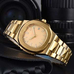 Montre analogique contemporaine minimaliste en alliage doré avec fenêtre de date, un incontournable, et portefeuille, un cadeau idéal pour papa - Product Image 1
